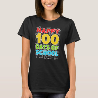 T-shirt Joyeux 100 Jours D'École 100E Jour D'École