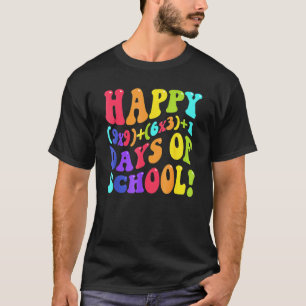 T-shirt Joyeux 100 Jours D'École 100ème Jour Prof Math Fo