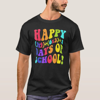 T-shirt Joyeux 100 Jours D'École 100ème Jour Prof Math Fo