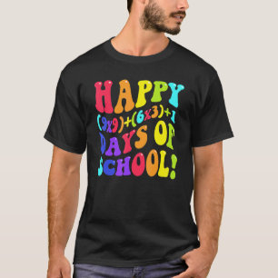 T-shirt Joyeux 100 Jours D'École 100ème Jour Prof Math Fo