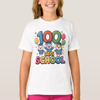 T-Shirt Joyeux 100 Jours d'École | Cel École Migno
