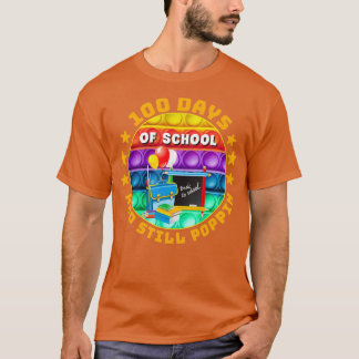 T-shirt Joyeux 100 jours d'école et toujours pop 4