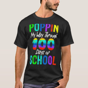 T-shirt Joyeux 100 Jours D'École Et Toujours Poppin 100E J