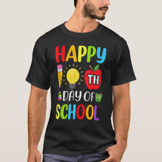 T-shirt Joyeux 100 jours d'école garçons filles maternelle
