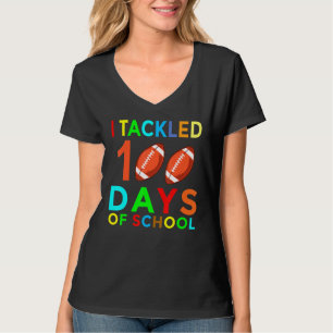 T-shirt Joyeux 100 Jours D'École, J'Ai Attaqué 100 Jours D