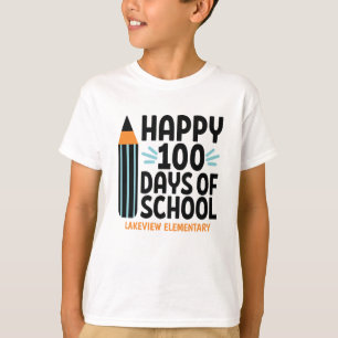 T-shirt Joyeux 100 jours d'école  Personnalisé