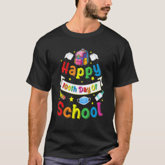 T-shirt Joyeux 100 Jours D'école Pour Les Enseignants Et L