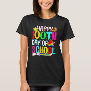 T-shirt Joyeux 100 Jours Professeur Ou Élève 100ème Jour D