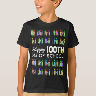 T-shirt Joyeux 100e Jour De Cadeau Étudiant 100 Jours De