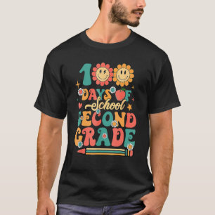 T-shirt Joyeux 100e Jour De L'École 100 Jours Deuxième Ann