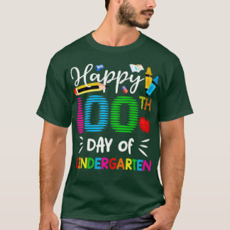 T-shirt Joyeux 100e Jour De Maternelle De Bons Cadeaux Étu