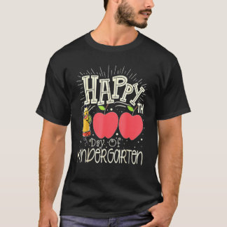 T-shirt Joyeux 100E Jour De Maternelle Enseignant Ou Étudi