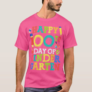 T-shirt Joyeux 100E Jour De Maternelle Mignonne Retour À L