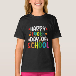 T-shirt Joyeux 100e jour d'école Enseignant Élève