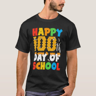 T-shirt Joyeux 100e jour d'école enseignant enfants enfant