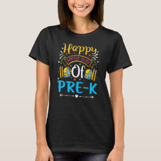 T-shirt Joyeux 100e jour d'enseignant de pré-maternelle 10