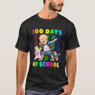 T-shirt Joyeux 100E Jour D'Enseignants Étudiants 100 Da