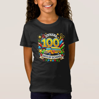 T-Shirt Joyeux 100e Jour École Milestone Enfants Enseignan