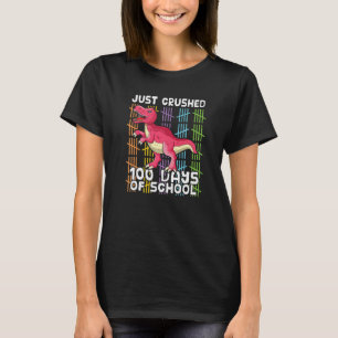 T-shirt Joyeux 100ème Jour Amour Dinosaure vient de broyer