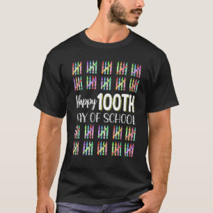 T-shirt Joyeux 100ème Jour De Chemise Élève 100 Jours B
