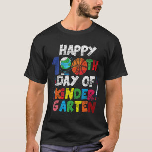 T-shirt Joyeux 100ème Jour De Kinder Garten Cute 100 Jours