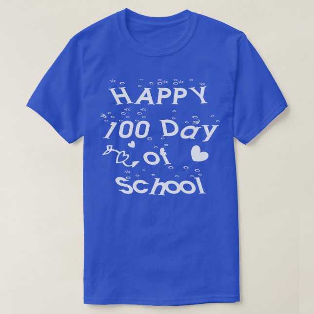 T-shirt Joyeux 100ème Jour De L'École 100 Jours De Gnomes  (Design devant)