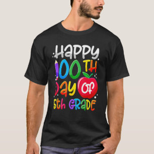T-shirt Joyeux 100ème Jour De L'École 100 Jours Smarter Cu