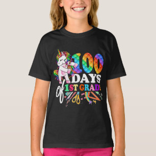 T-shirt Joyeux 100ème jour de l'école 1ère classe enseigna