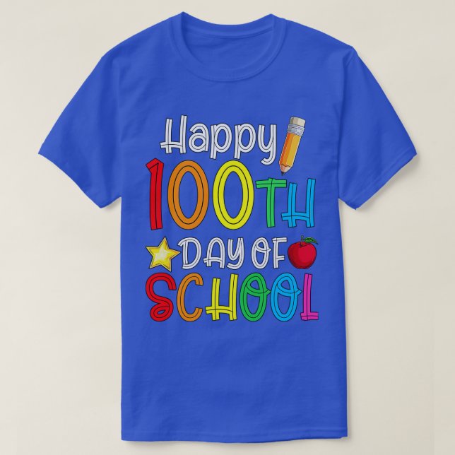 T-shirt Joyeux 100ème Jour De L'École 42 (Design devant)