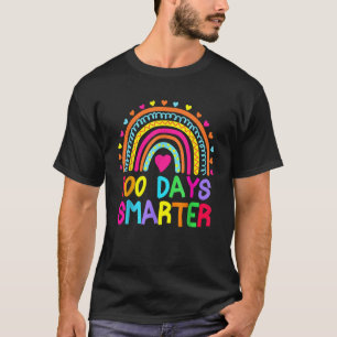T-shirt Joyeux 100ème Jour De L'École Enseignant Arc En Ci