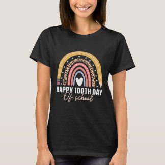 T-shirt Joyeux 100ème Jour De L'École Enseignant Enfants 1