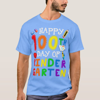 T-shirt Joyeux 100ème jour de maternelle
