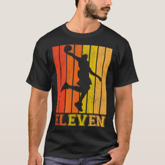 T-shirt Joyeux 11e Anniversaire Décorations Pour Garçons B