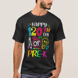 T-shirt Joyeux 120e Jour De L'École 120e Jour De Pré K Ens