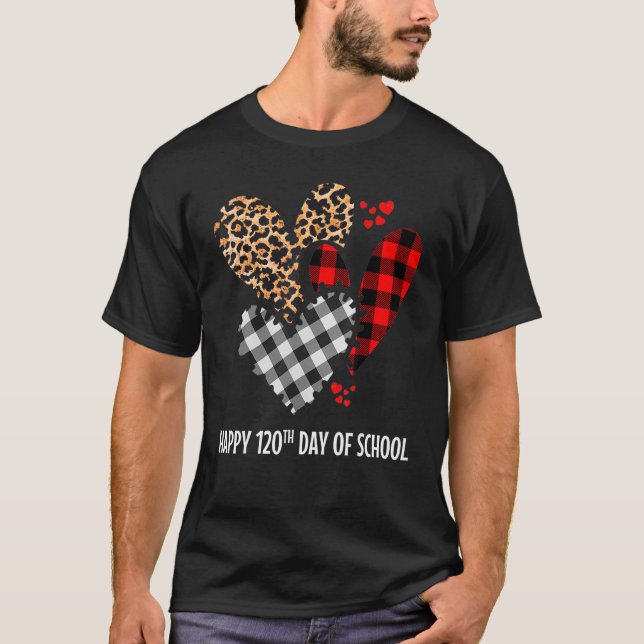 T-shirt Joyeux 120ème Jour De L'Enseignant Étudiant (Devant)
