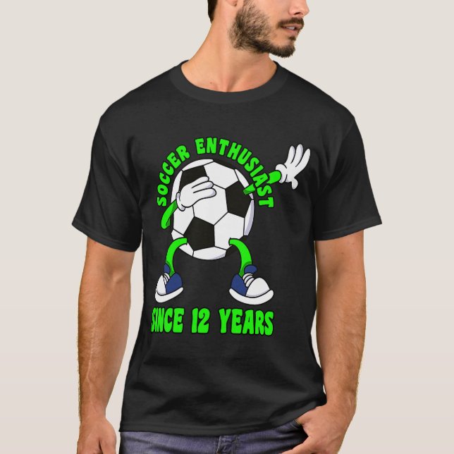 T-shirt Joyeux 12 Anniversaire 12 Anniversaire Dabbing Soc (Devant)