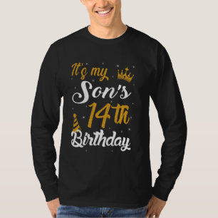 T-shirt Joyeux 14e Anniversaire de mon fils 2011 14 Ans