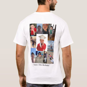 T-shirt Joyeux 18e anniversaire Evan !