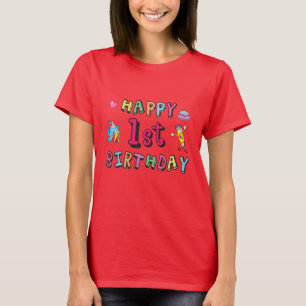 T-shirt Joyeux 1er anniversaire pour 1 an Enfants B jour s