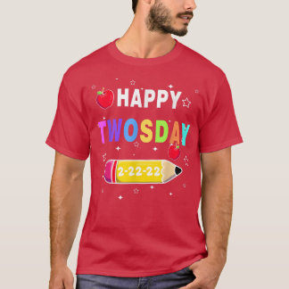 T-shirt Joyeux 22222 Deux Jours, Mardi 22 Février 2022 Sc