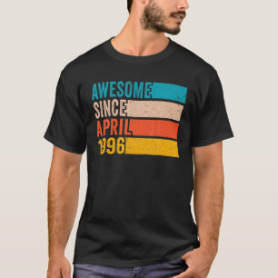 T-shirt Joyeux 26E Anniversaire 26 Ans Magnifique Depuis A