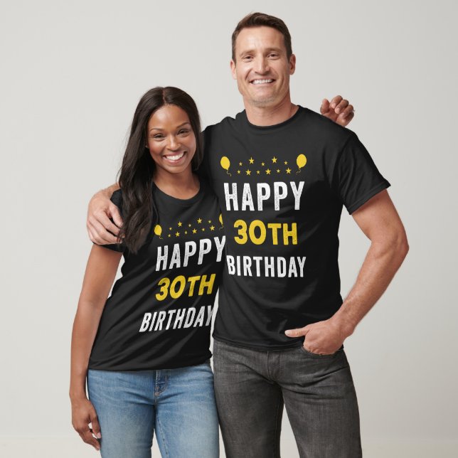 T-shirt Joyeux 30e anniversaire Tricenarian Celebration Pa (Unisexe)