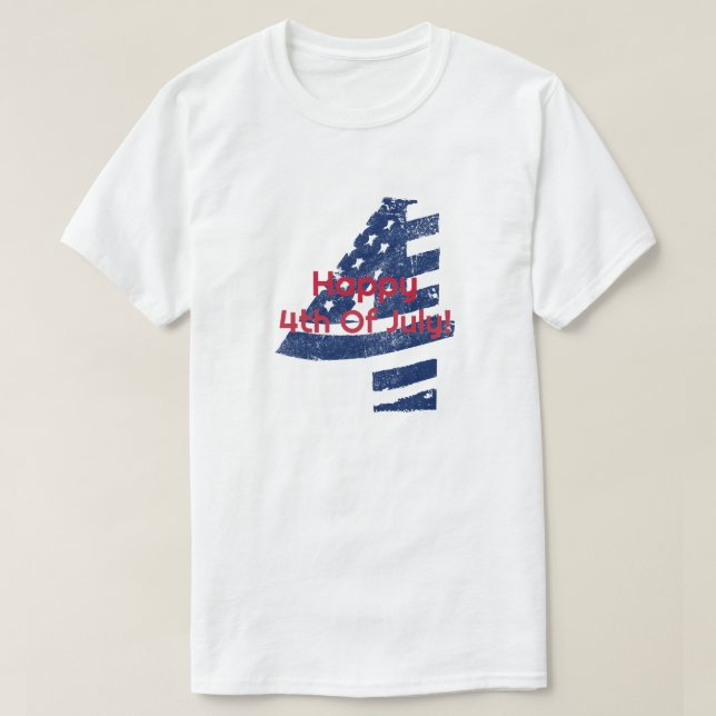 T-shirt Joyeux 4 juillet ! (Design devant)