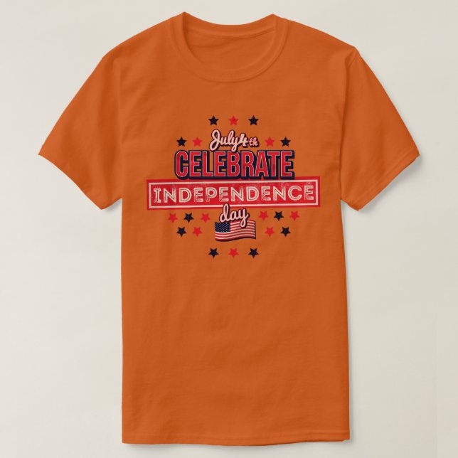 T-shirt Joyeux 4 juillet (9) (Design devant)