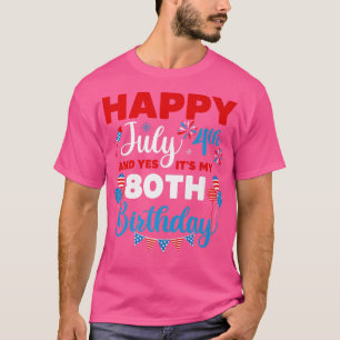 T-shirt Joyeux 4 juillet Et oui c'est mon 80e anniversaire