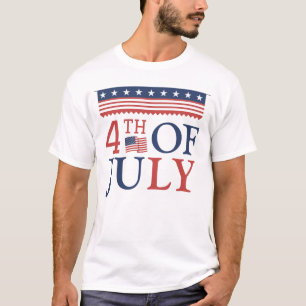 T-shirt Joyeux 4 juillet fête de l'indépendance de l'Améri