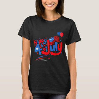 T-shirt Joyeux 4 juillet jour de l'indépendance États-Unis