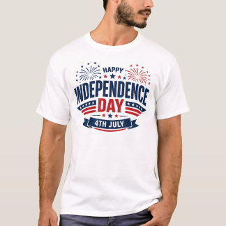 T-shirt Joyeux 4 juillet Jour de l'Indépendance Patriotiqu