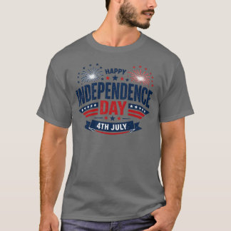 T-shirt Joyeux 4 juillet Jour de l'Indépendance Patriotiqu