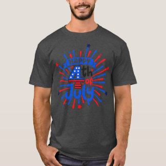 T-shirt Joyeux 4 juillet Joyeux Jour de l'Indépendance